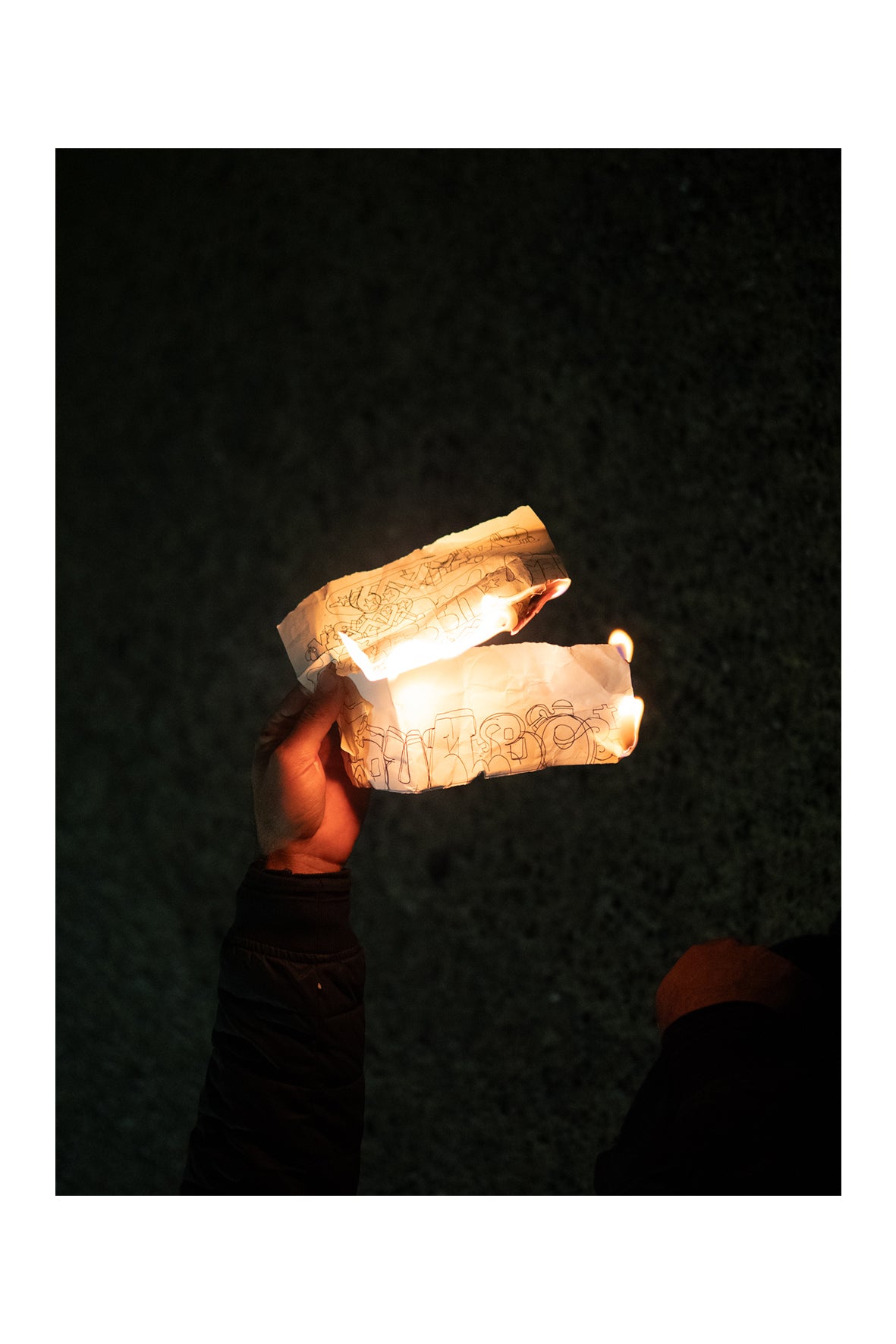 WHAT REMAINS IS THE EXTREMES, THE DEEP BLACK OF NIGHT, THE BLINDING FLASH OF LIGHT.