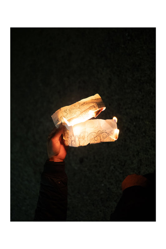 WHAT REMAINS IS THE EXTREMES, THE DEEP BLACK OF NIGHT, THE BLINDING FLASH OF LIGHT.